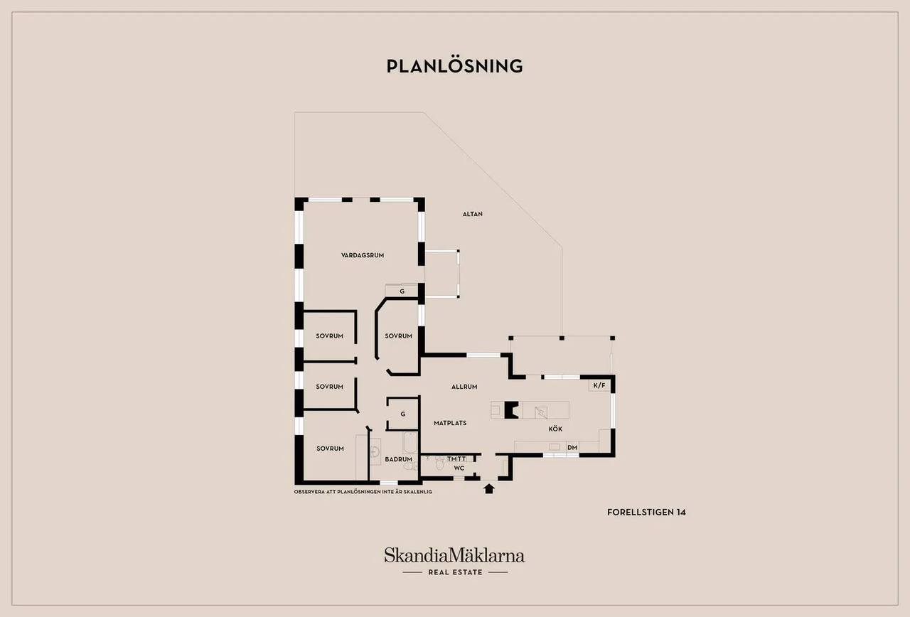 Floor plan for Forellstigen 14