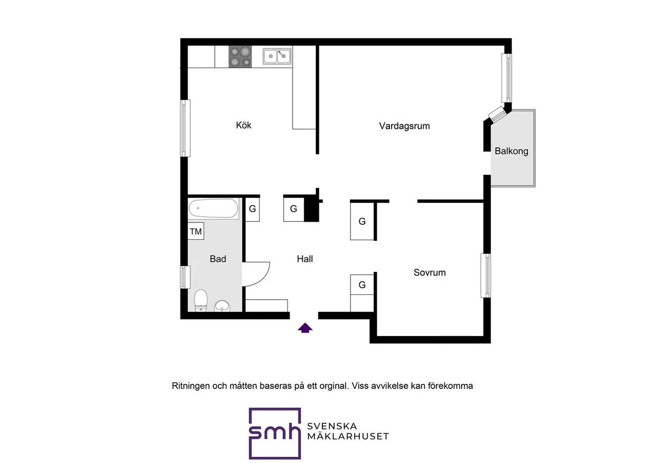 Floor plan for Wergelandsgatan 8