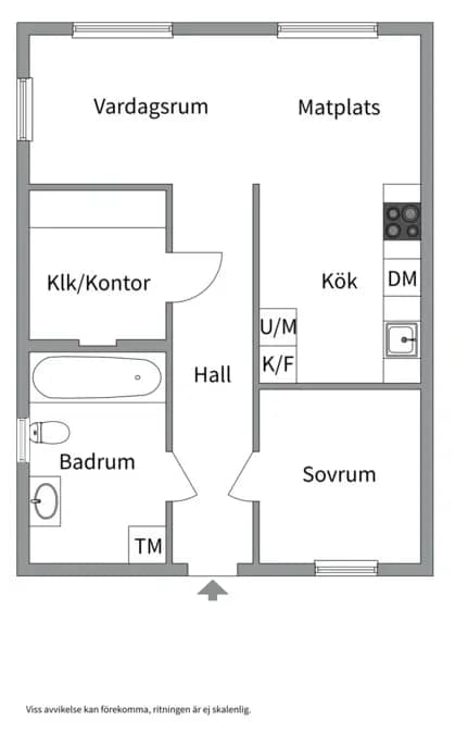Planritning för Rödhakevägen 3