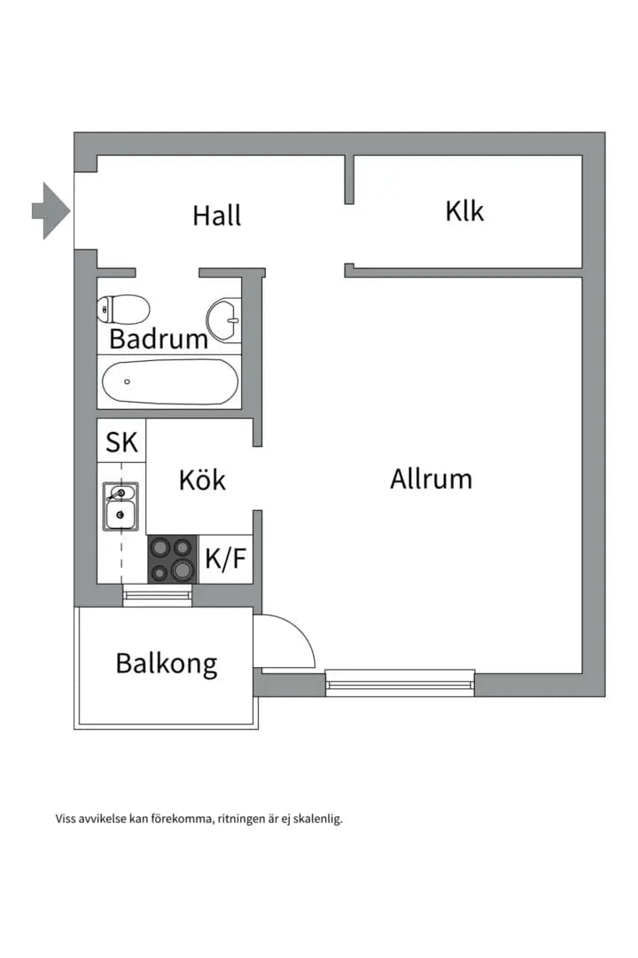 Floor plan for Doktor Widerströms Gata 60