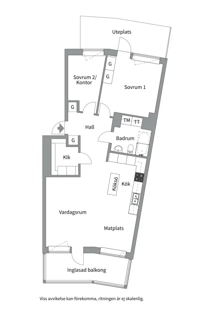 Planritning för Telegrafvägen 36