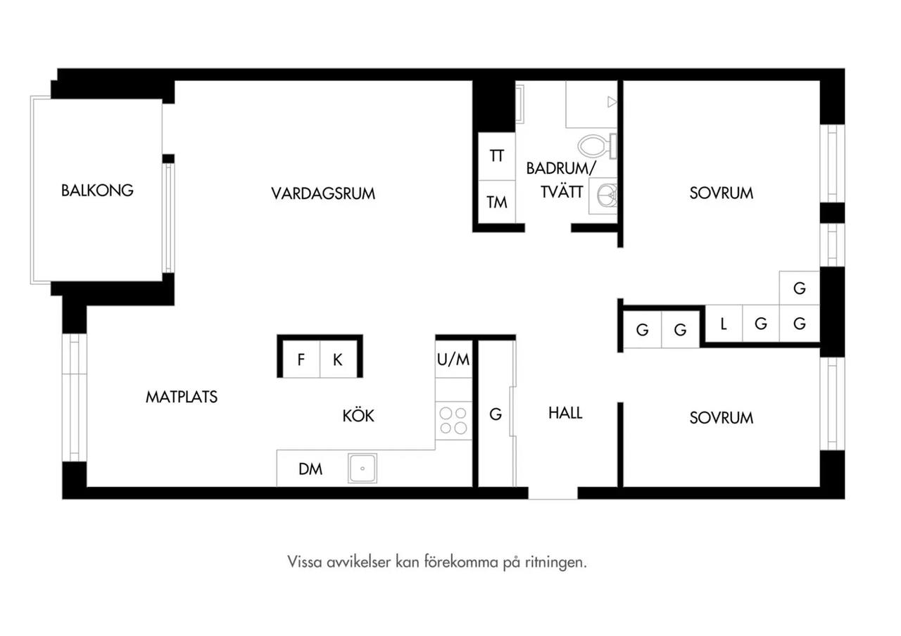 Floor plan for Lotshusgatan 8