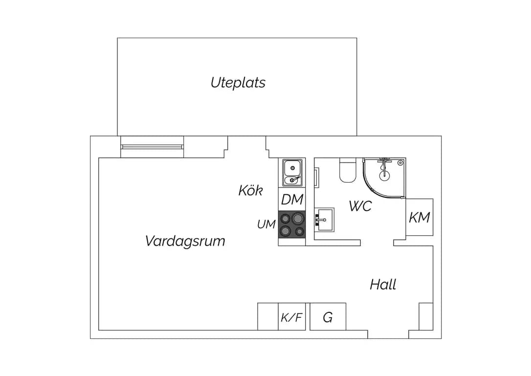Floor plan for Lovartsgatan 3