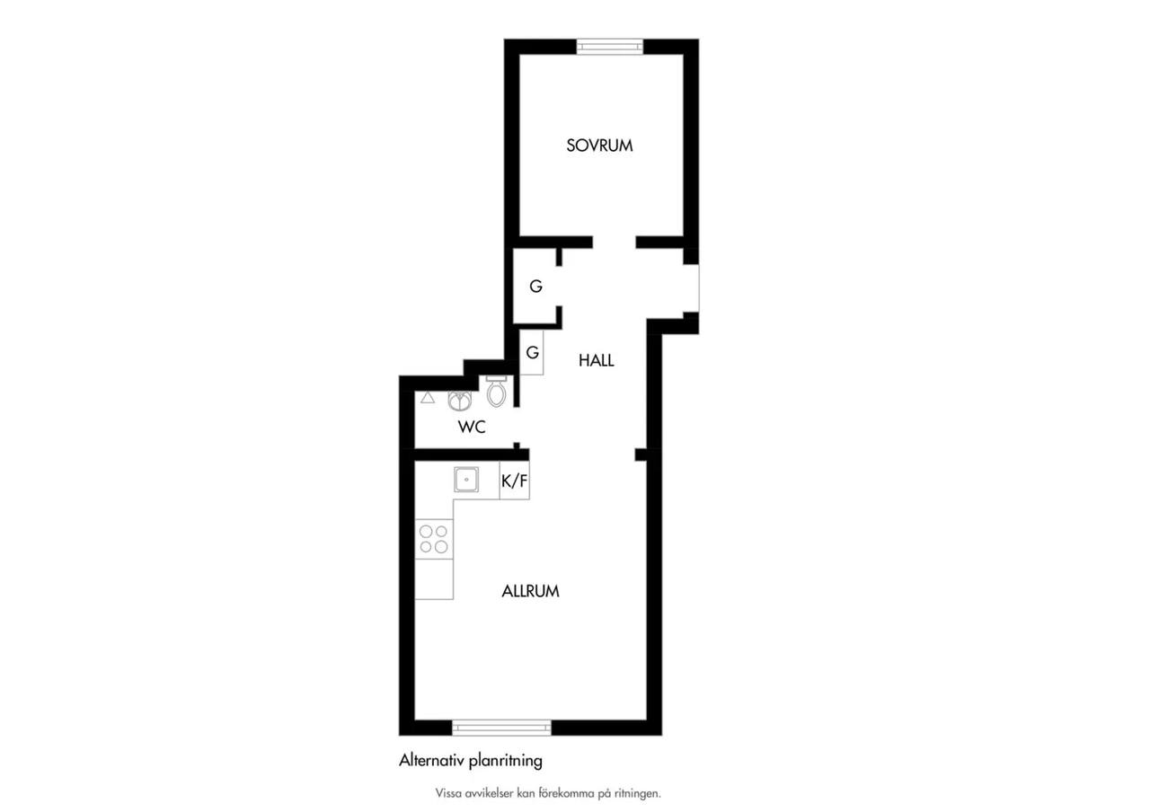 Floor plan for Trelleborgsgatan 8B