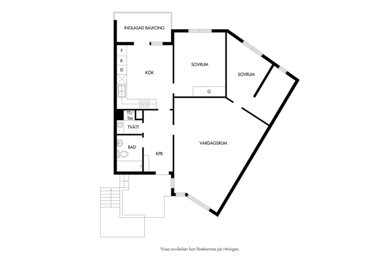 Floor plan for Rudeboksvägen 740