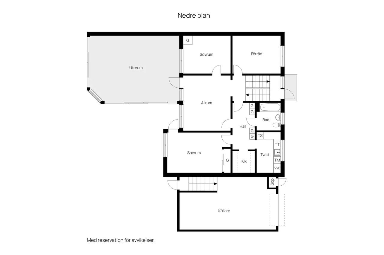 Floor plan for Skyttegatan 29