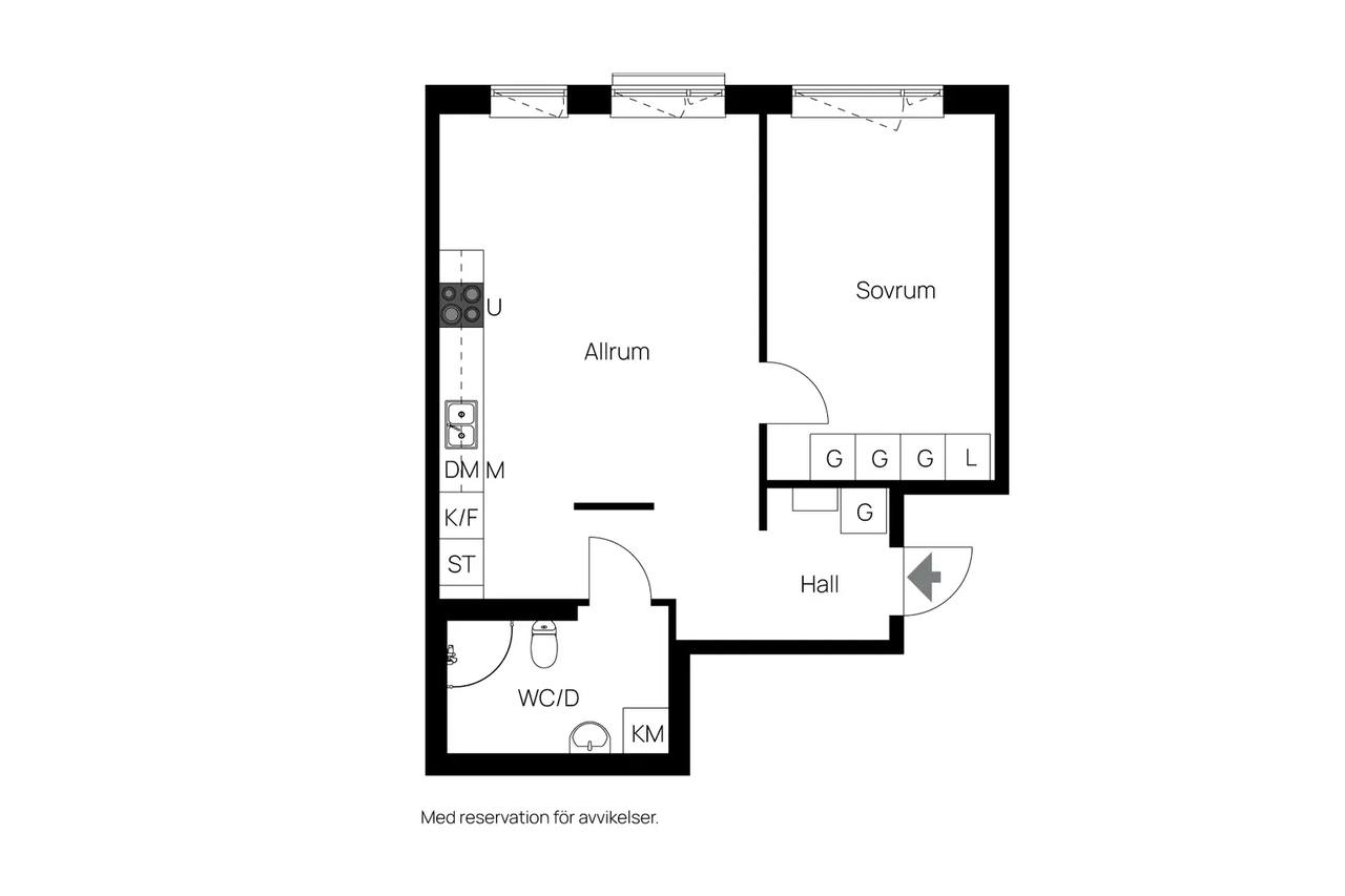 Floor plan for Hjärtstensvägen 11