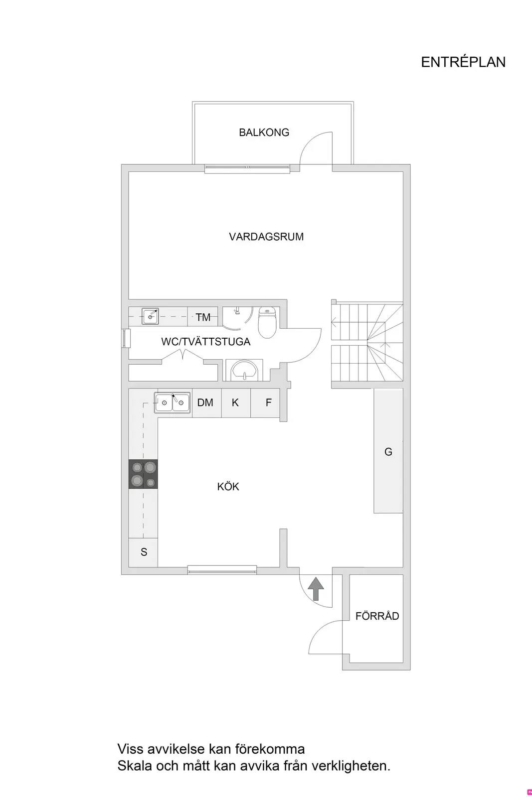 Planritning för Hedenhösvägen 77