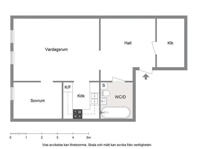 Floor plan for Kornettstigen 7