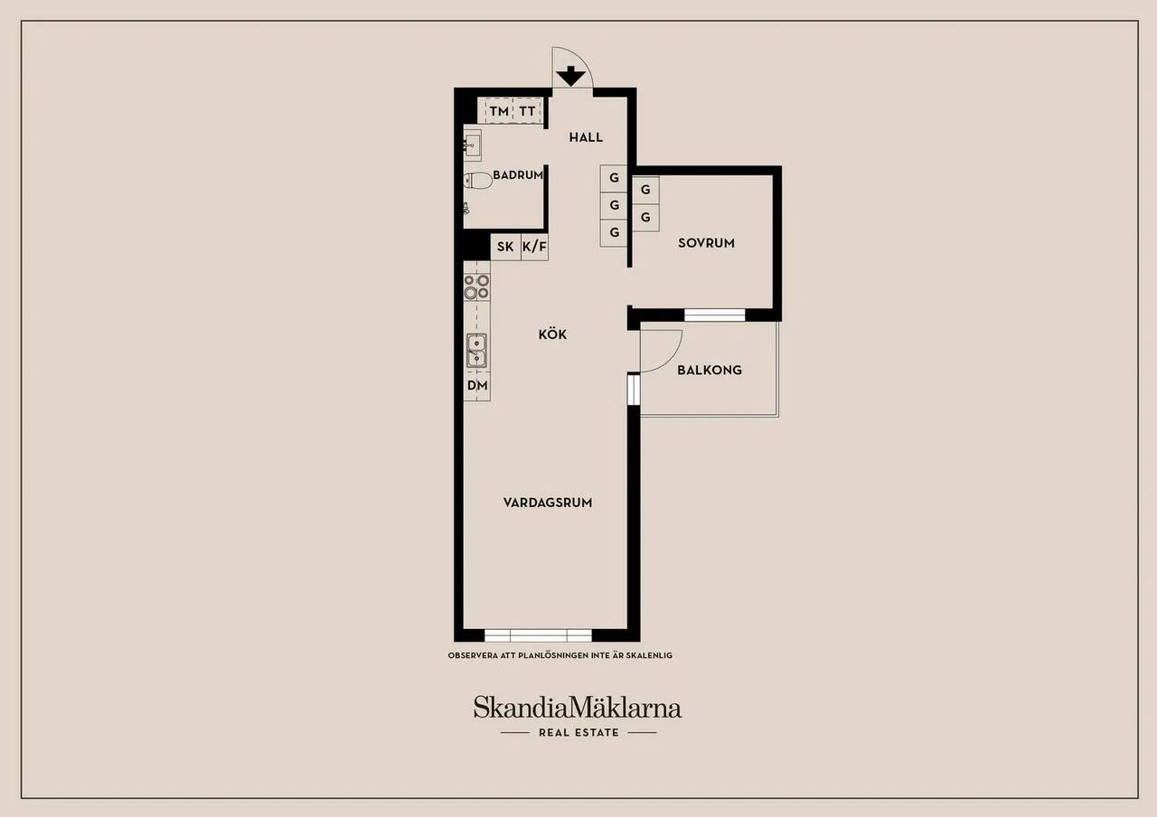 Floor plan for Majorsvägen 16