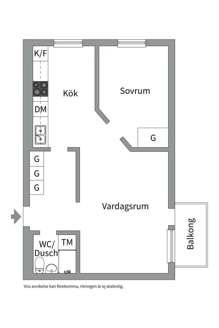 Floor plan for Beckasinvägen 33, 1tr