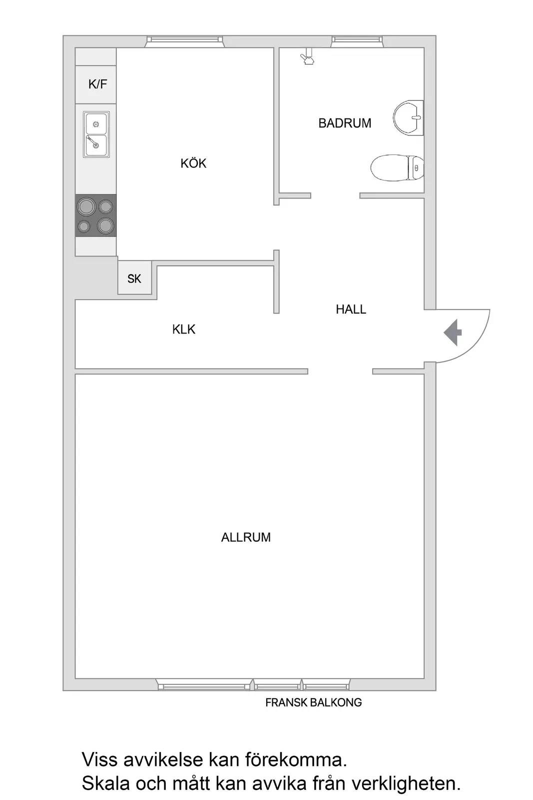 Floor plan for Fyrskeppsvägen 29