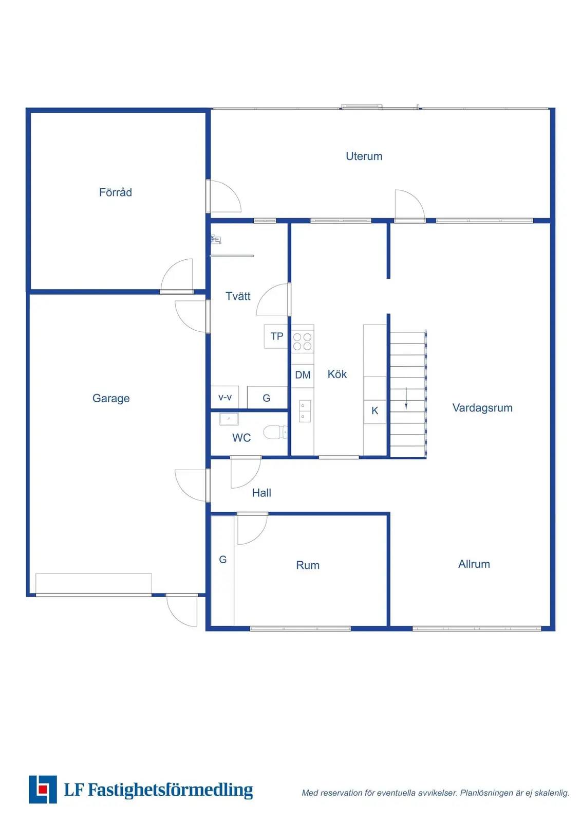 Planritning för Torsgatan 14