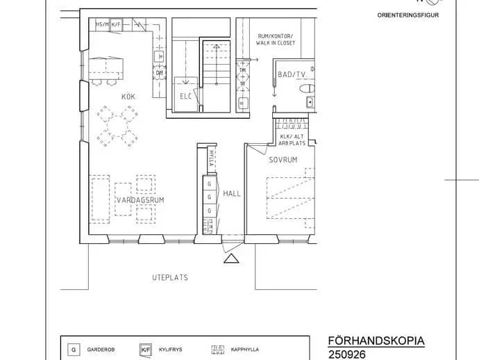 Planritning för Vattentornvägen 35