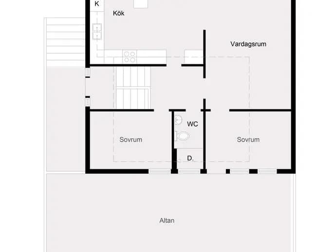 Planritning för Dagsländevägen 19