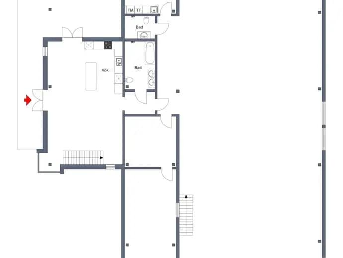 Floor plan for Marklunda 2022