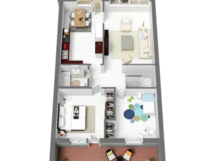 Floor plan for Gigagatan 9