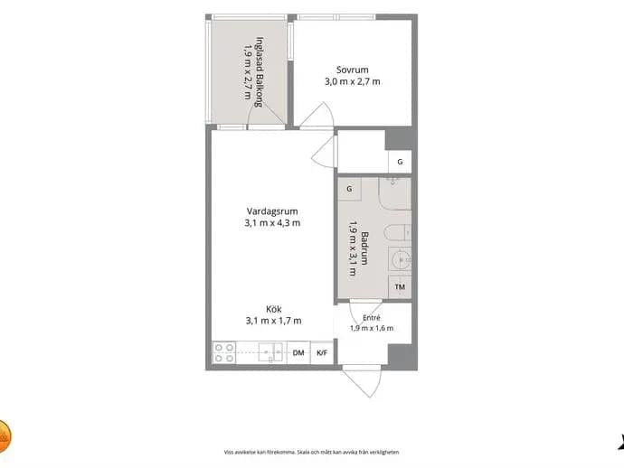Planritning för Polhemsgatan 18