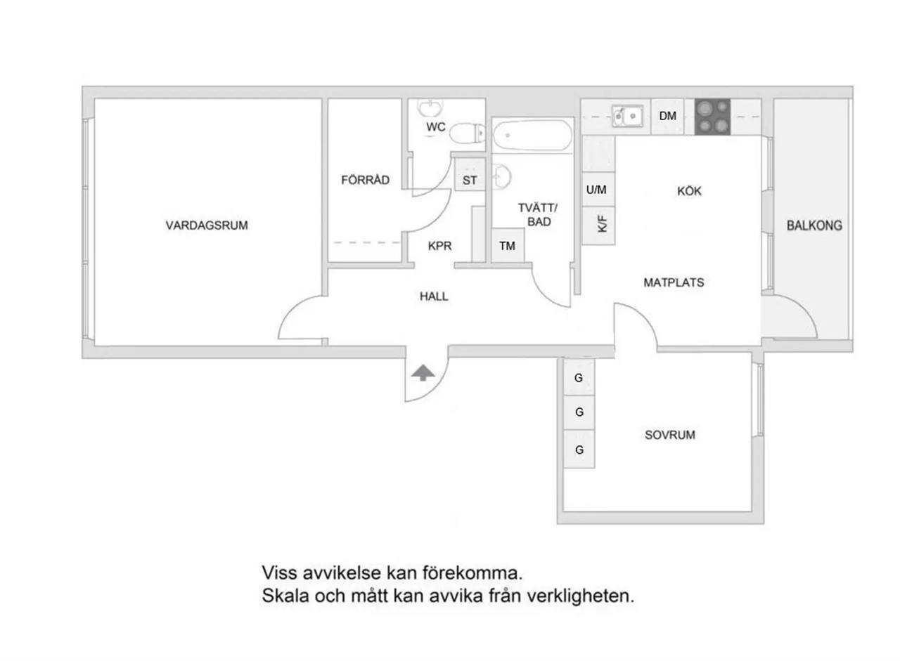 Planritning för Lötsjövägen 91