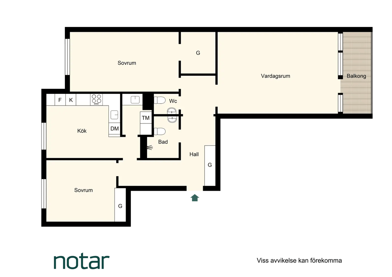 Planritning för Bygatan 33