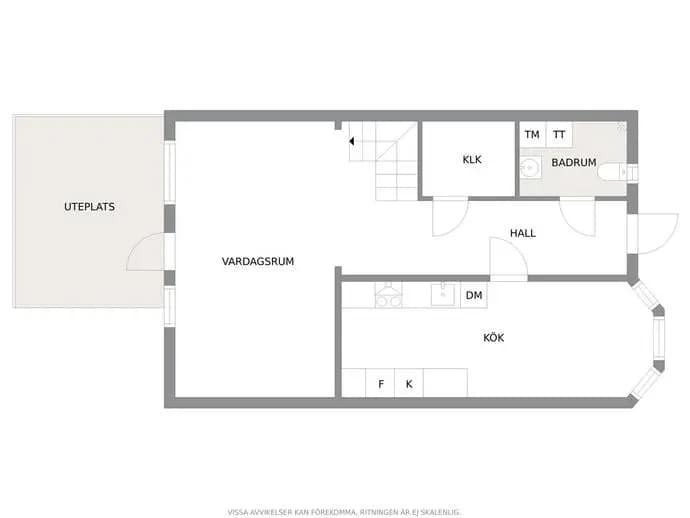 Floor plan for Veckogatan 70 