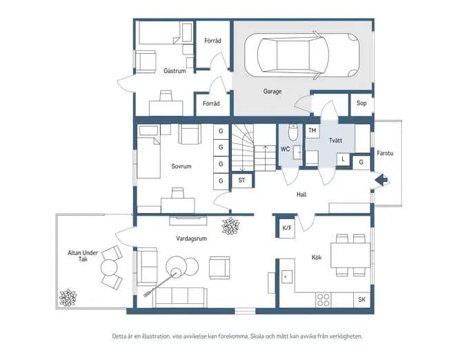 Planritning för Verktygsgatan 16