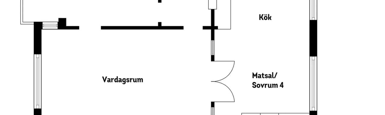 Planritning för Kampementsgatan 16, 2 tr