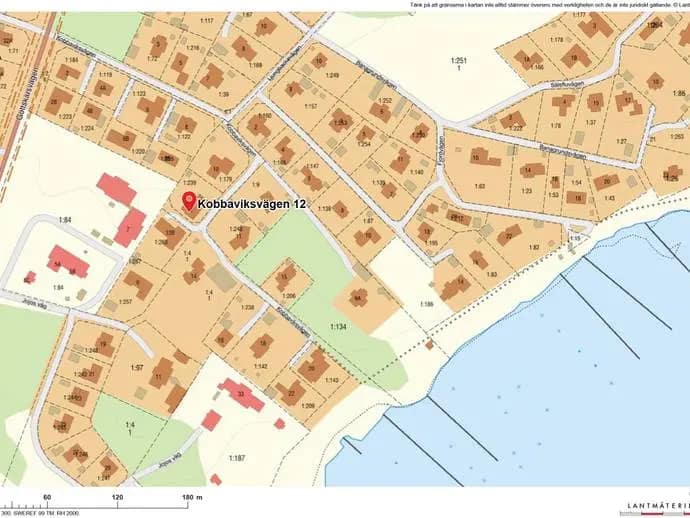 Planritning för Kobbaviksvägen 12
