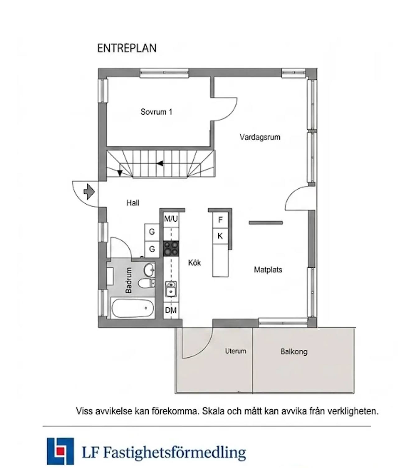 Floor plan for Steningeliden 19