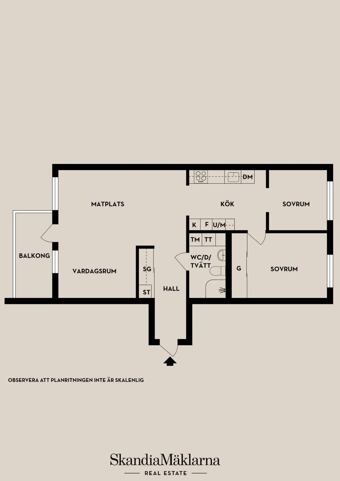 Floor plan for Fridensborgsvägen 157