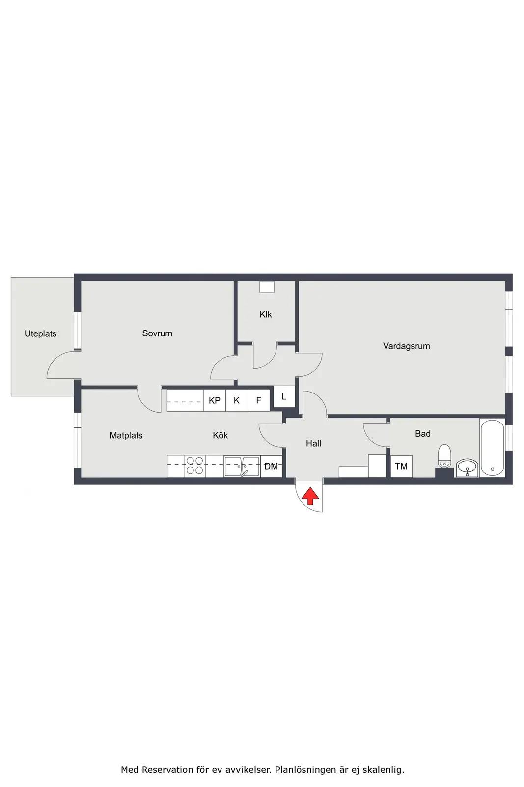 Floor plan for Skäftingebacken 23