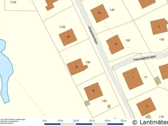Planritning för Långedalsvägen 18