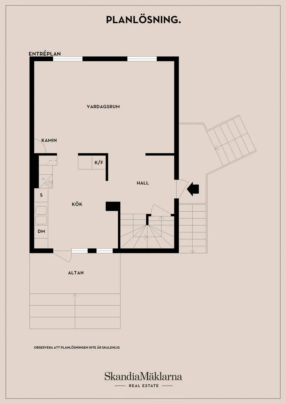 Floor plan for Elisabet Olins väg 3