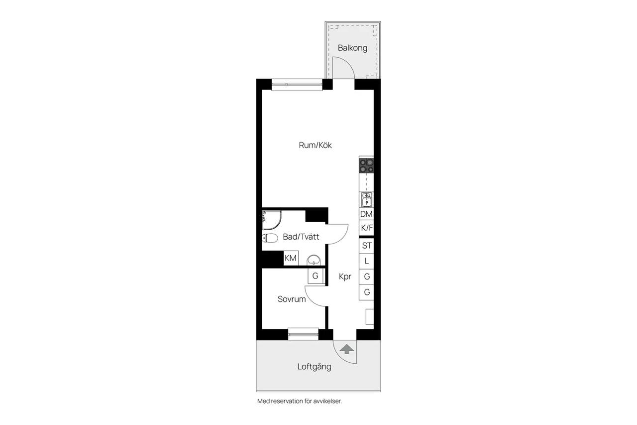 Floor plan for Solskensgatan 17