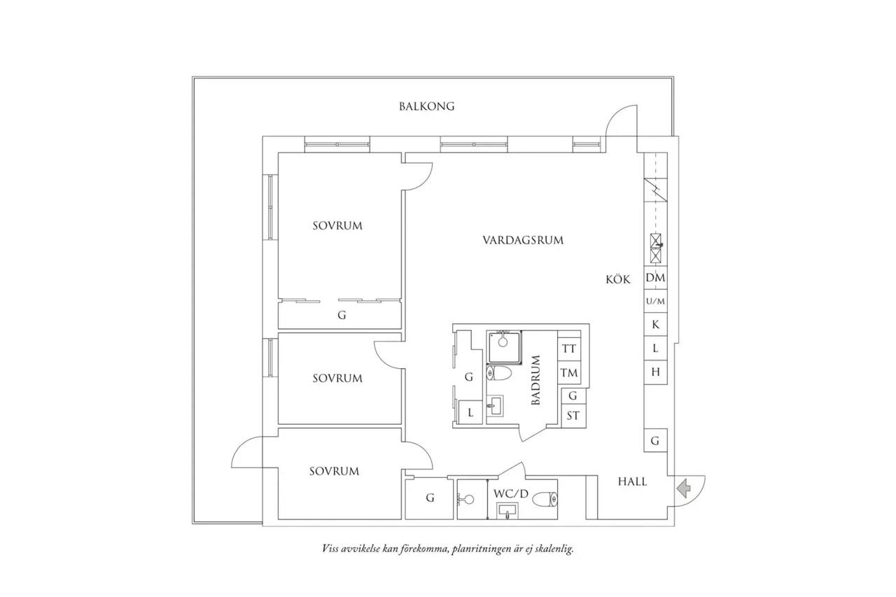 Floor plan for Skalldalsbacken 8