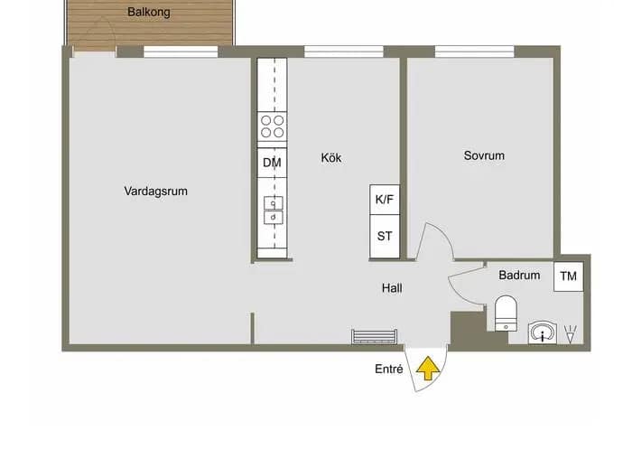 Floor plan for Porfyrvägen 8