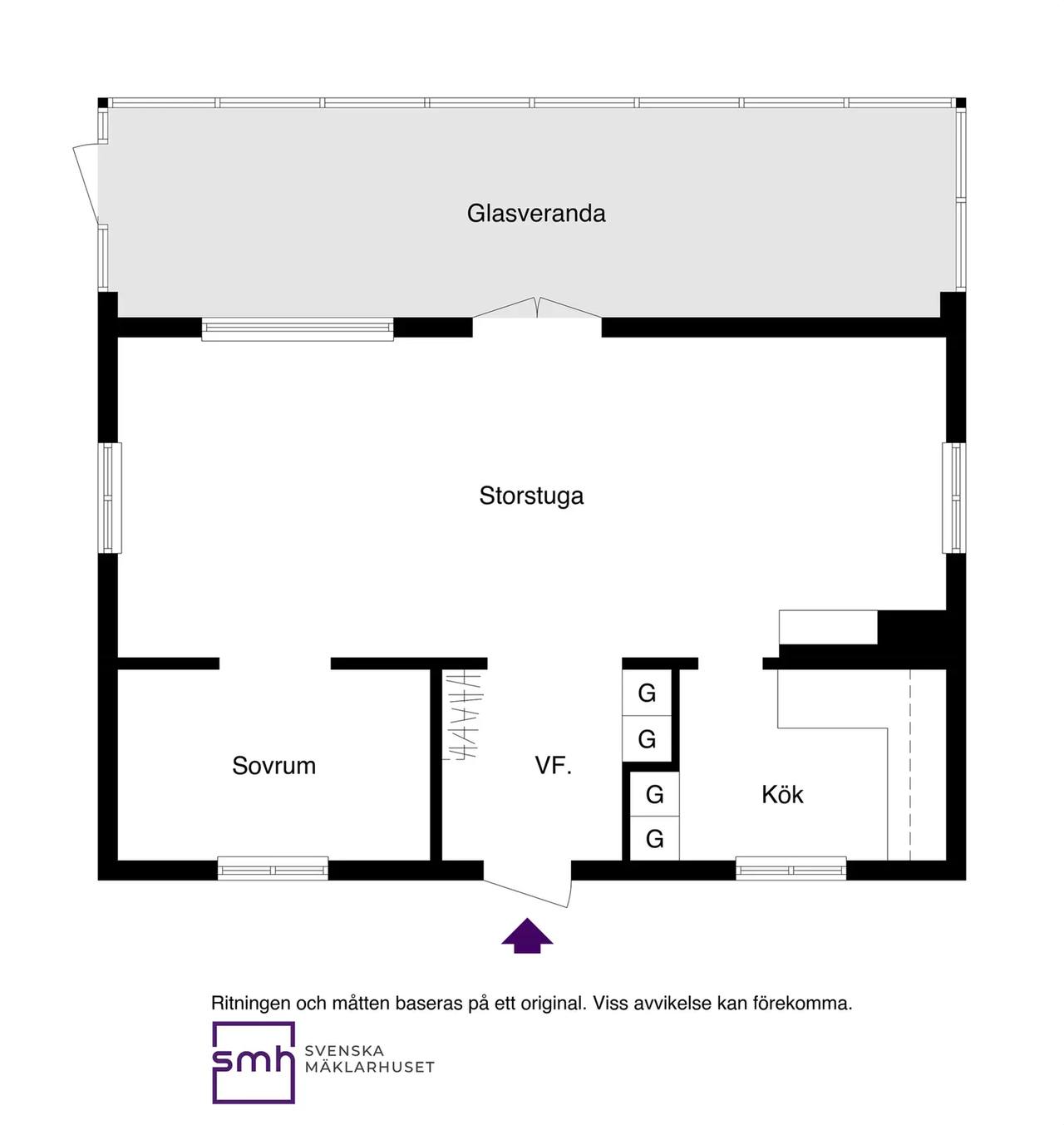 Floor plan for Noretvägen 48