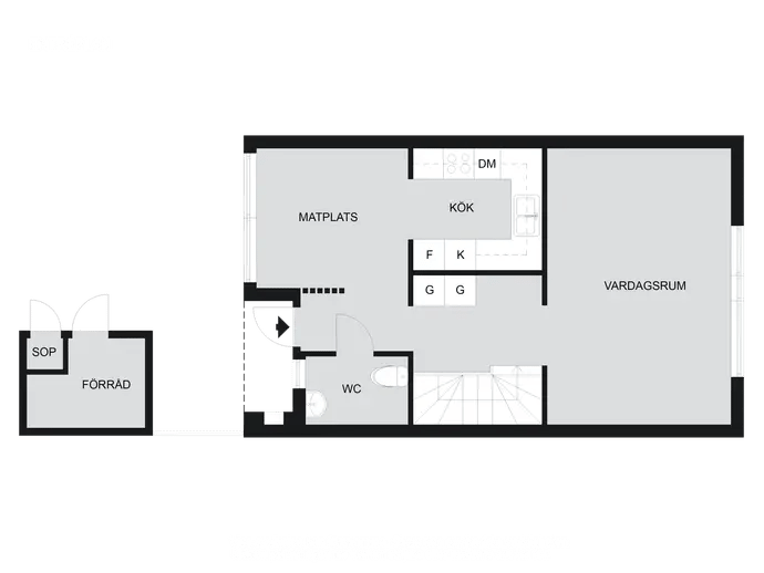 Floor plan for Sköttmors väg 15E