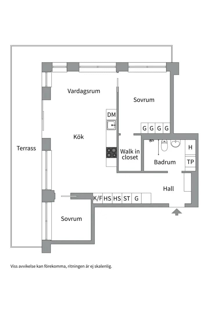 Floor plan for Fabrikörvägen 10A