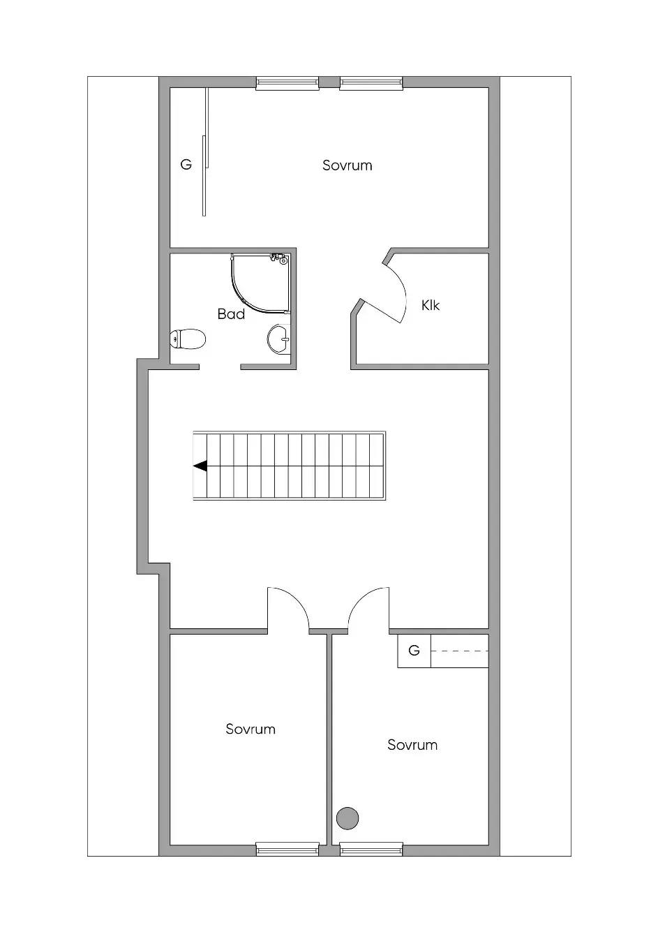 Floor plan for Gethagsvägen