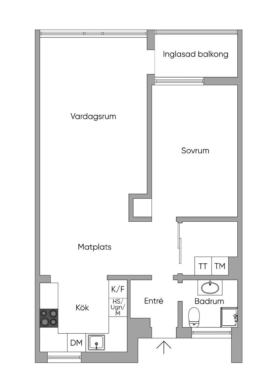 Planritning för Storvretsvägen