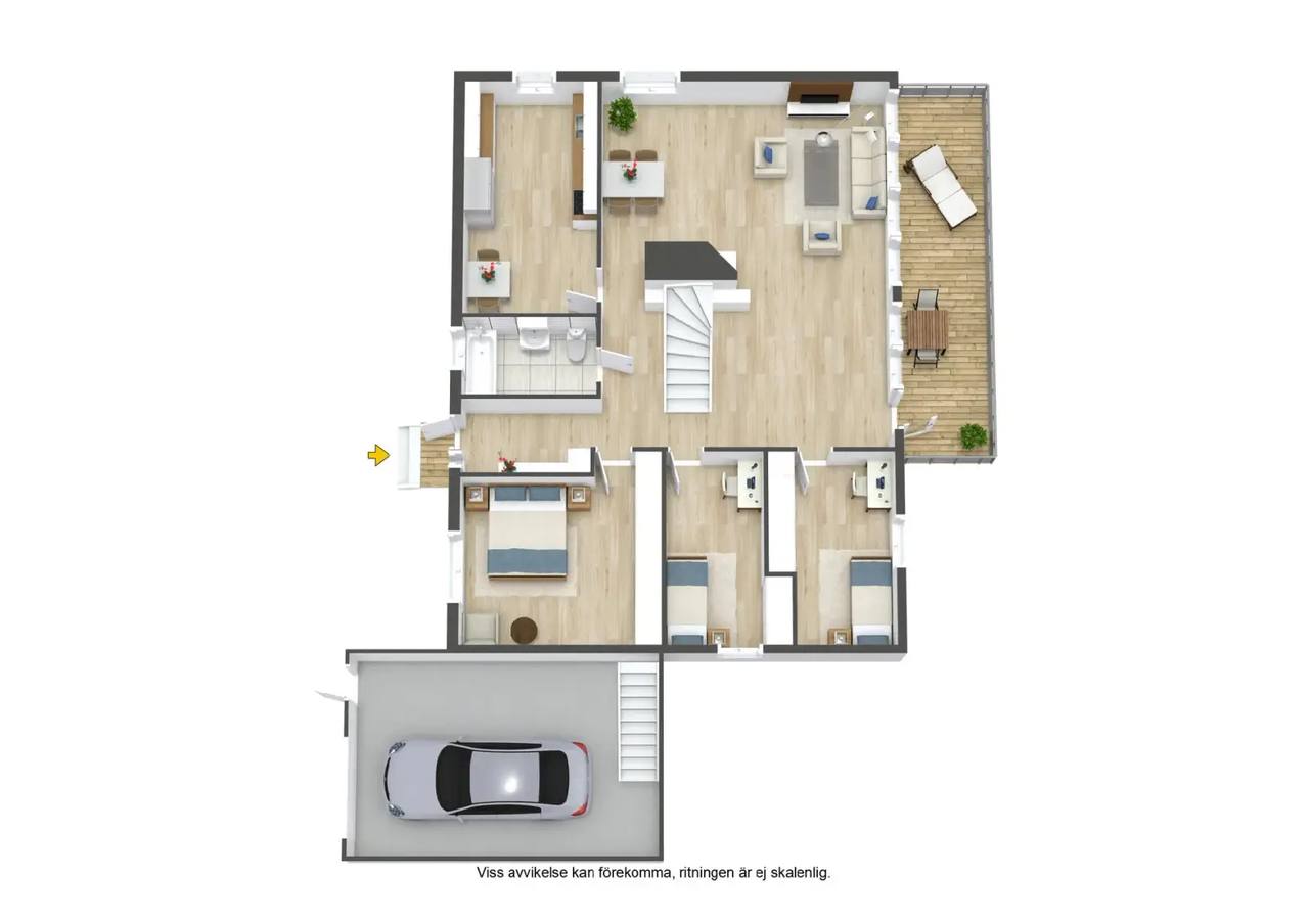 Floor plan for Lingonstigen