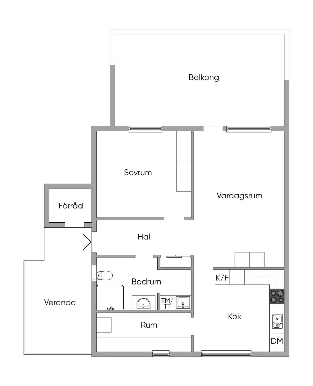 Planritning för Motionsvägen