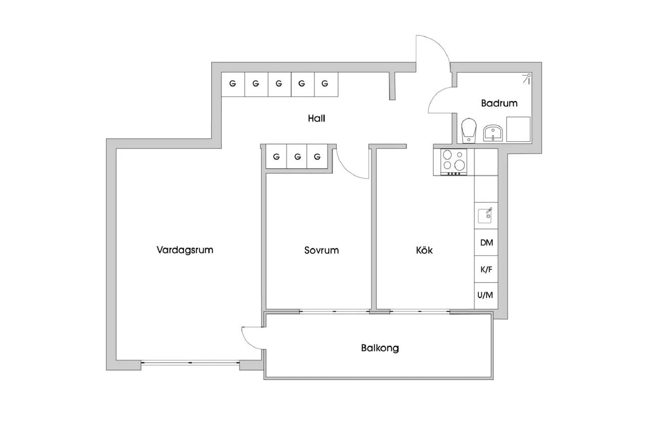 Planritning för Elsarostigen