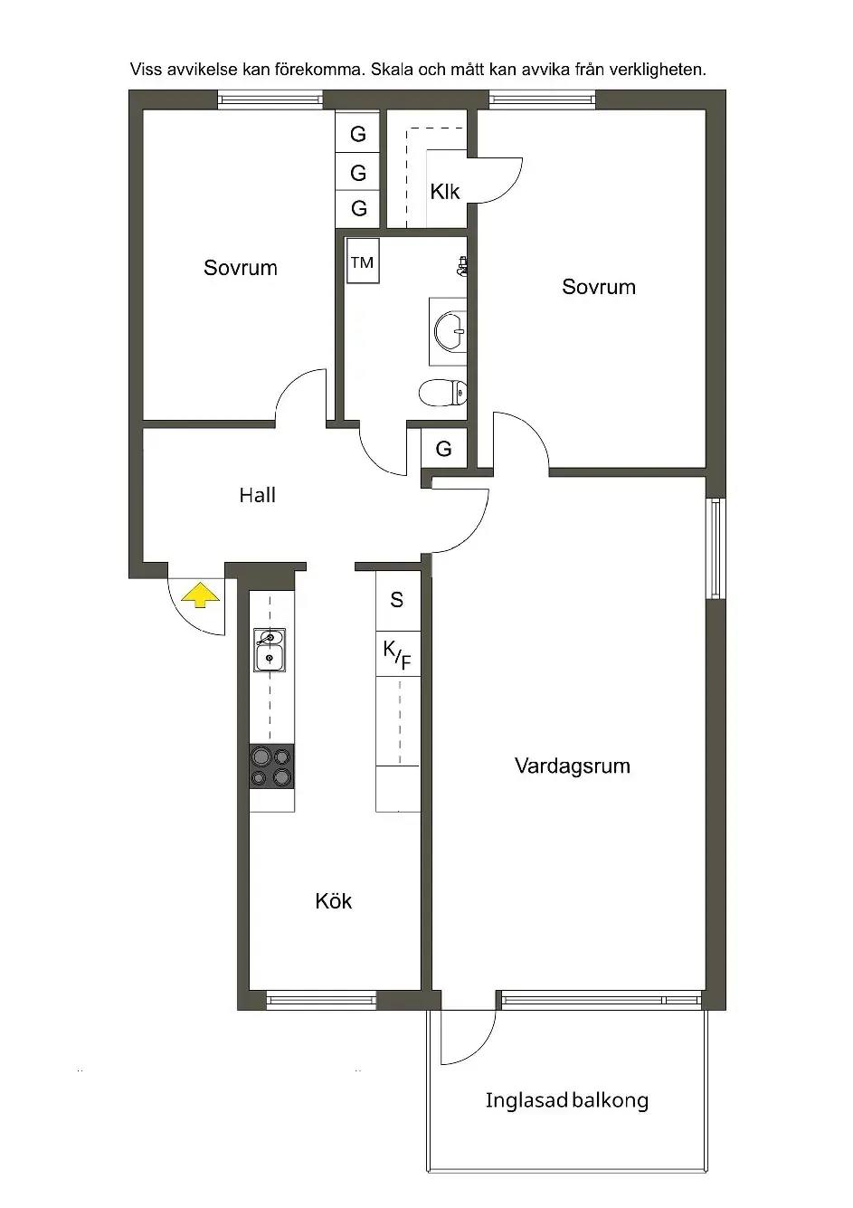 Floor plan for Ringvägen