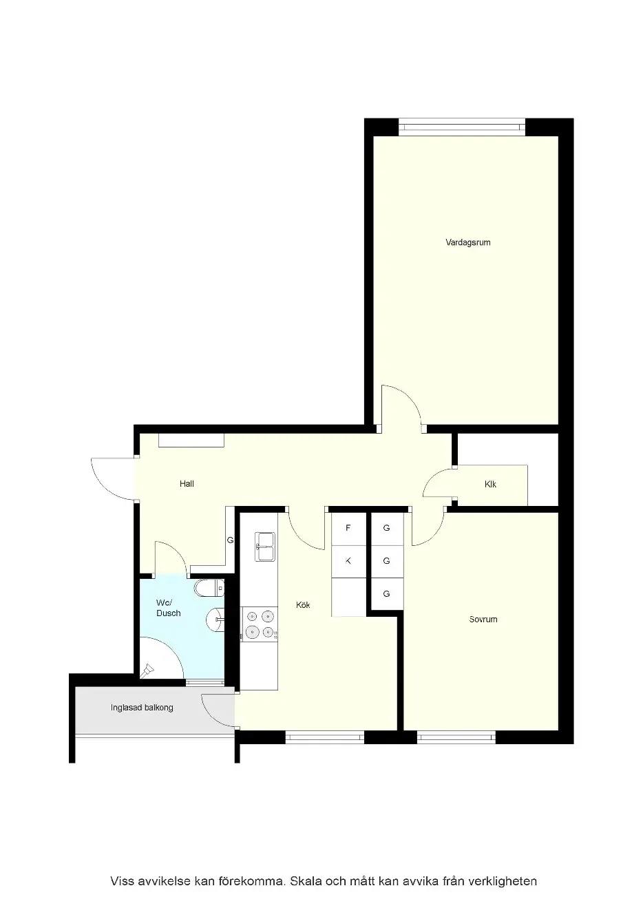 Floor plan for Frösängsvägen
