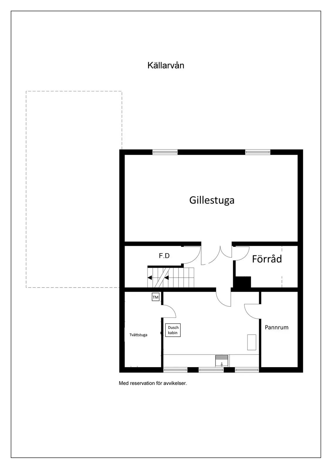 Floor plan for Johannelundsvägen 24