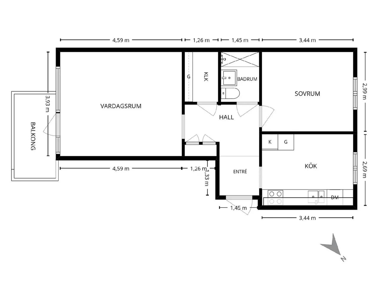 Planritning för Torgilsgatan