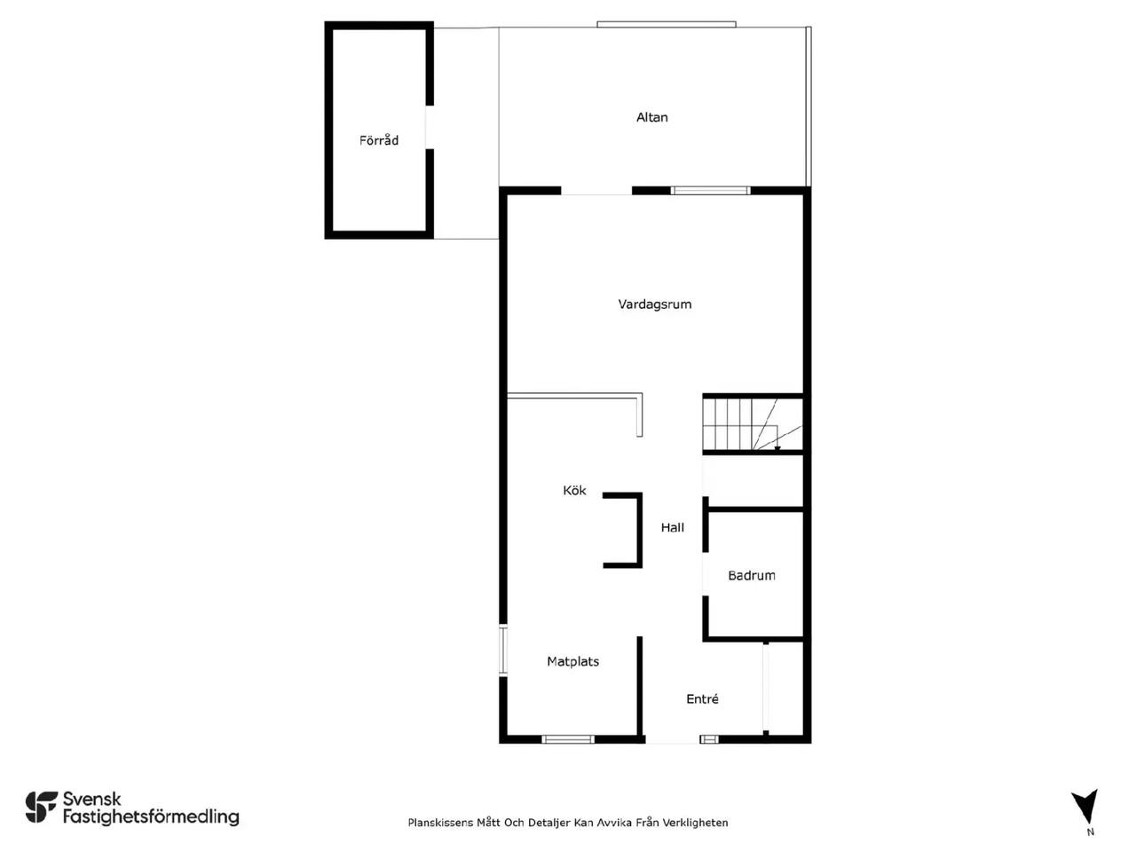 Floor plan for Åldermansvägen