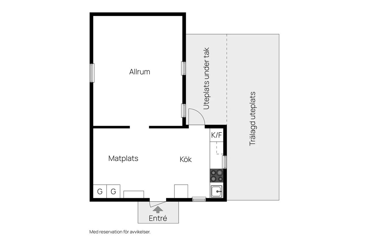 Floor plan for Hellvi Stengrindevägen 19